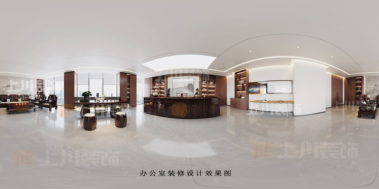上川裝飾專注辦公室裝修設(shè)計：佛山市三水區(qū)辦公室裝修設(shè)計效果圖案例